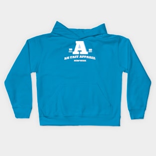 Aufait white og 1 logo light blue New York Kids Hoodie